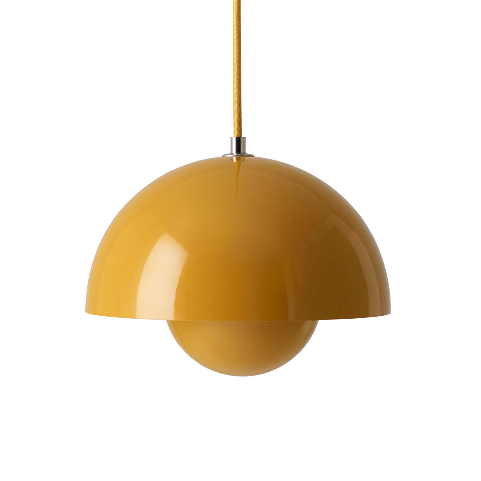 &Tradition lampada a sospensione Flowerpot VP1, Ø 23 cm, giallo senape