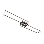 LED plafondlamp Frame CCT 2 rechthoek zwart