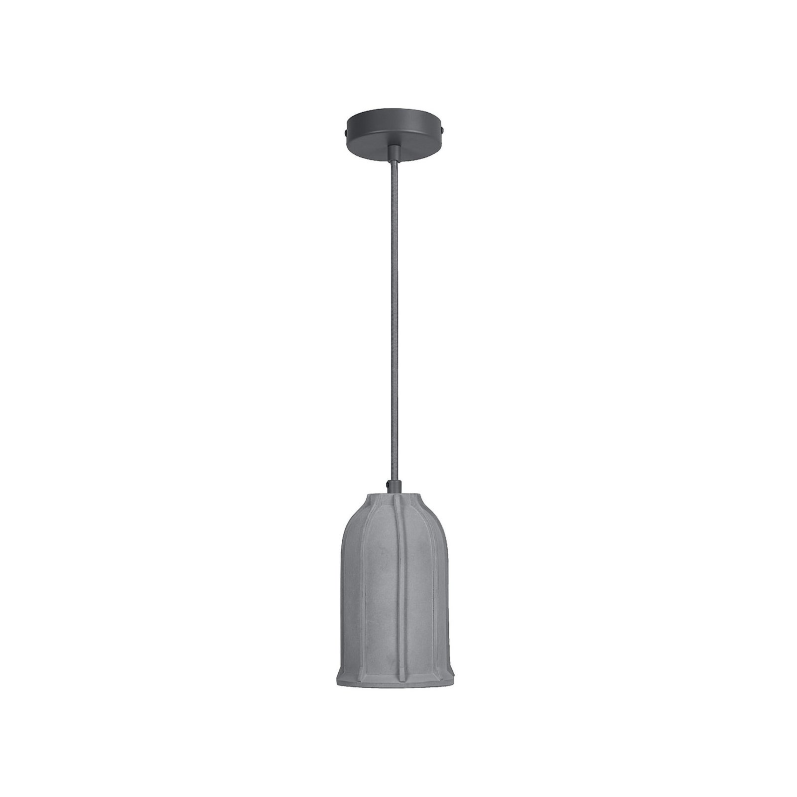 OSRAM Hängelampe CONCRETE SIM, grau, Ø 12 cm, Beton, E27
