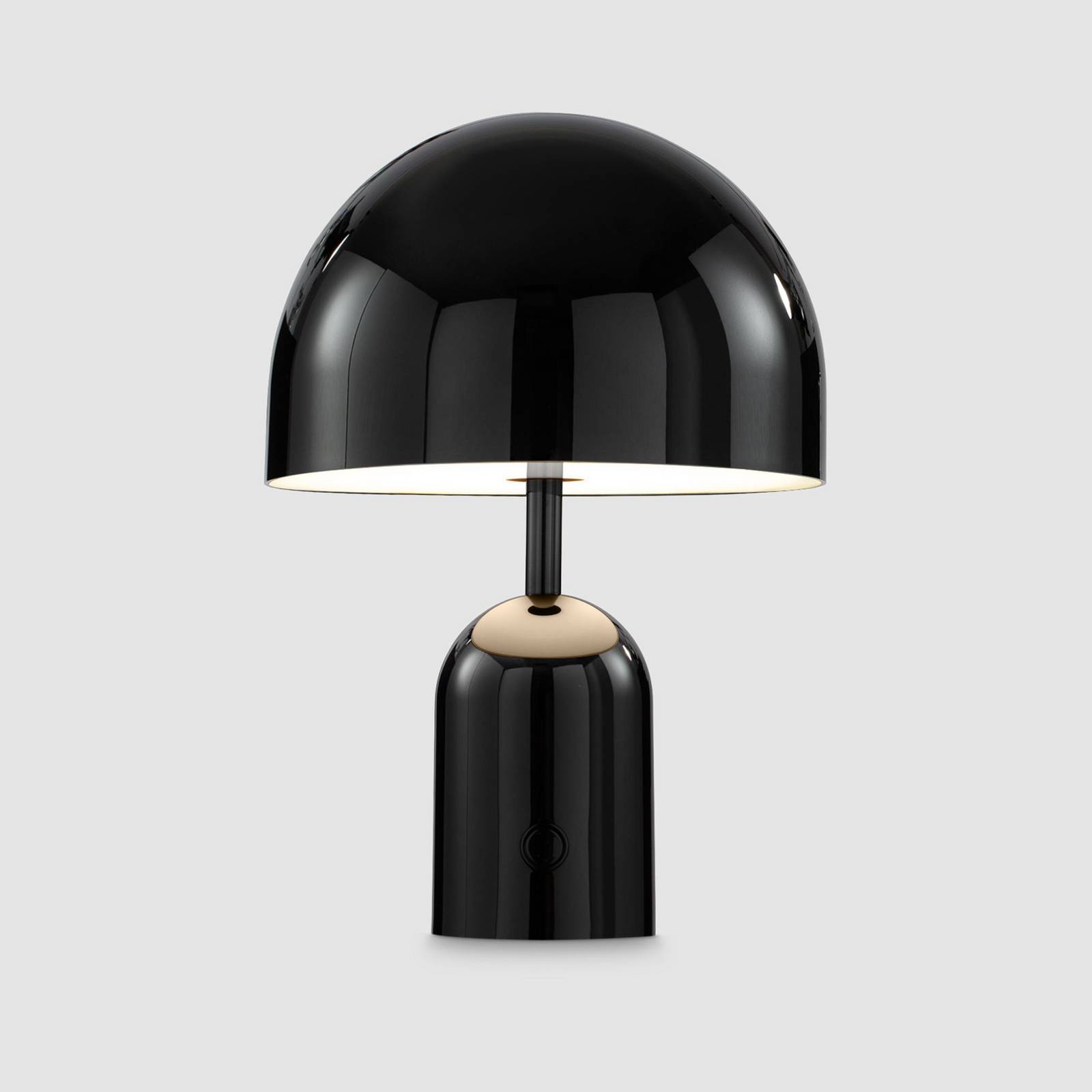 Tom Dixon LED-Akku-Tischlampe Bell Portable, schwarz, IP44 günstig online kaufen