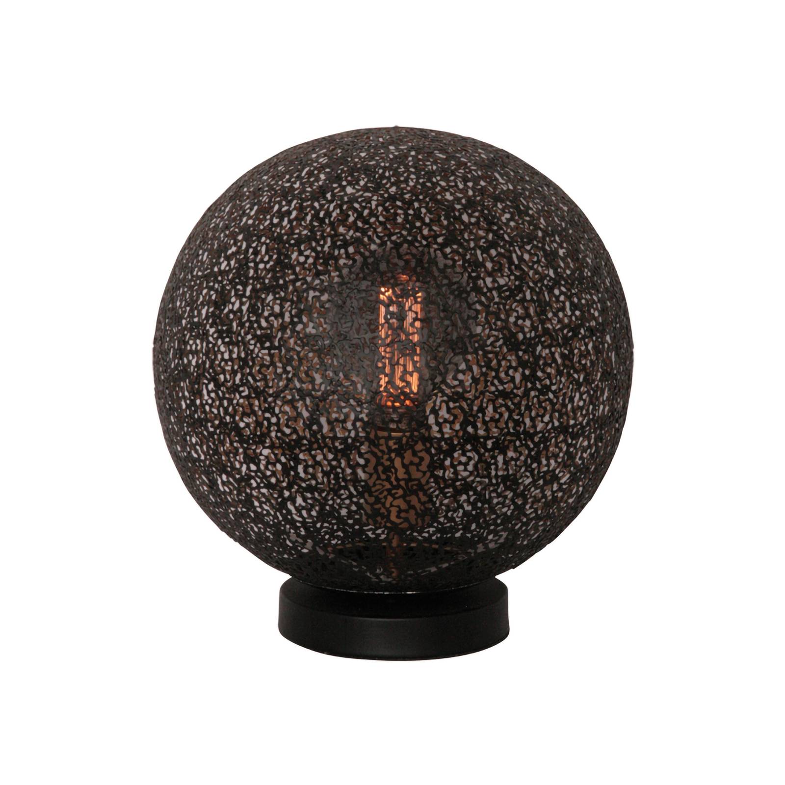 Freelight oronero asztali lámpa, ø 30 cm, fekete/arany színű, fém