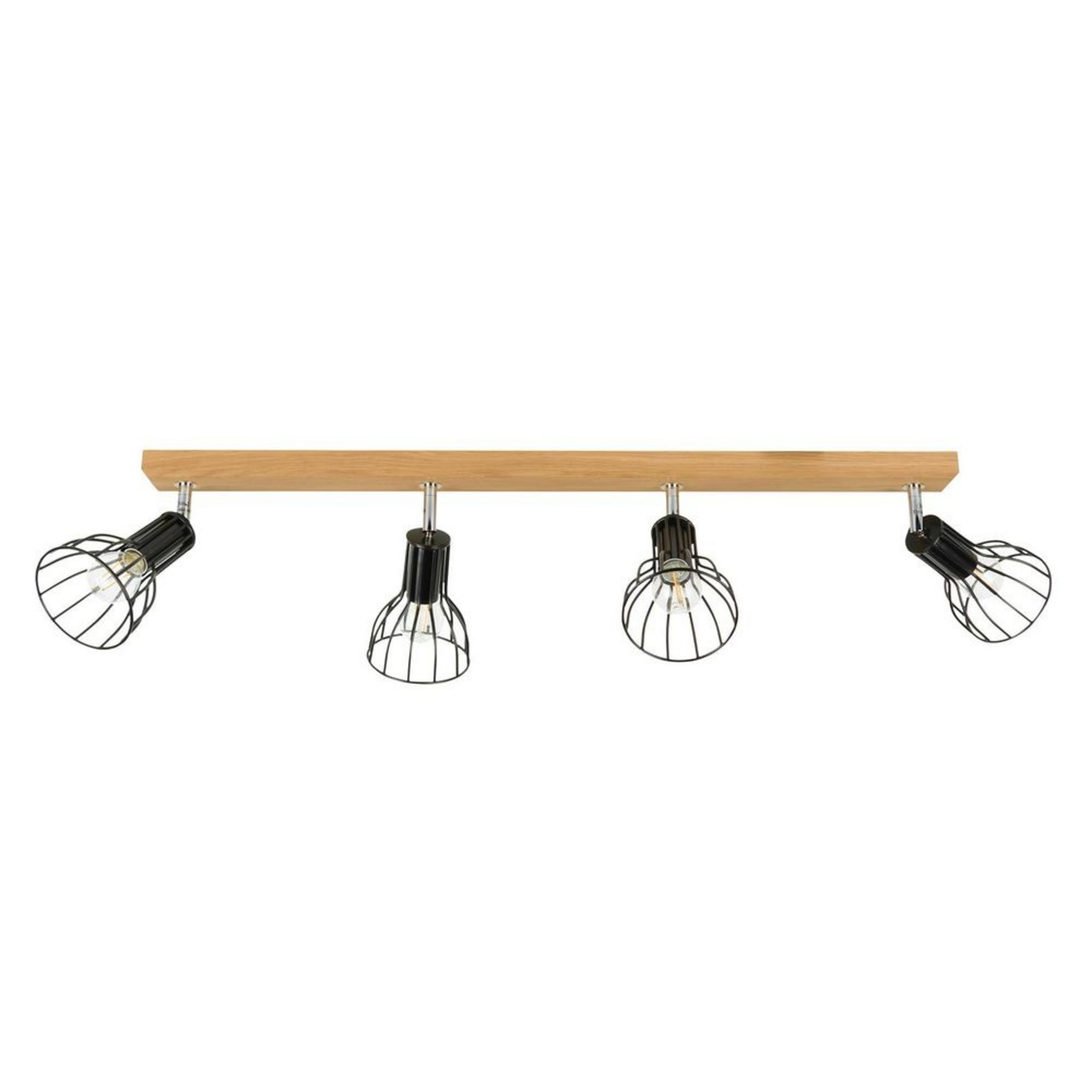 Aria 4 Ceiling Lamp Oiled Oak - Envostar