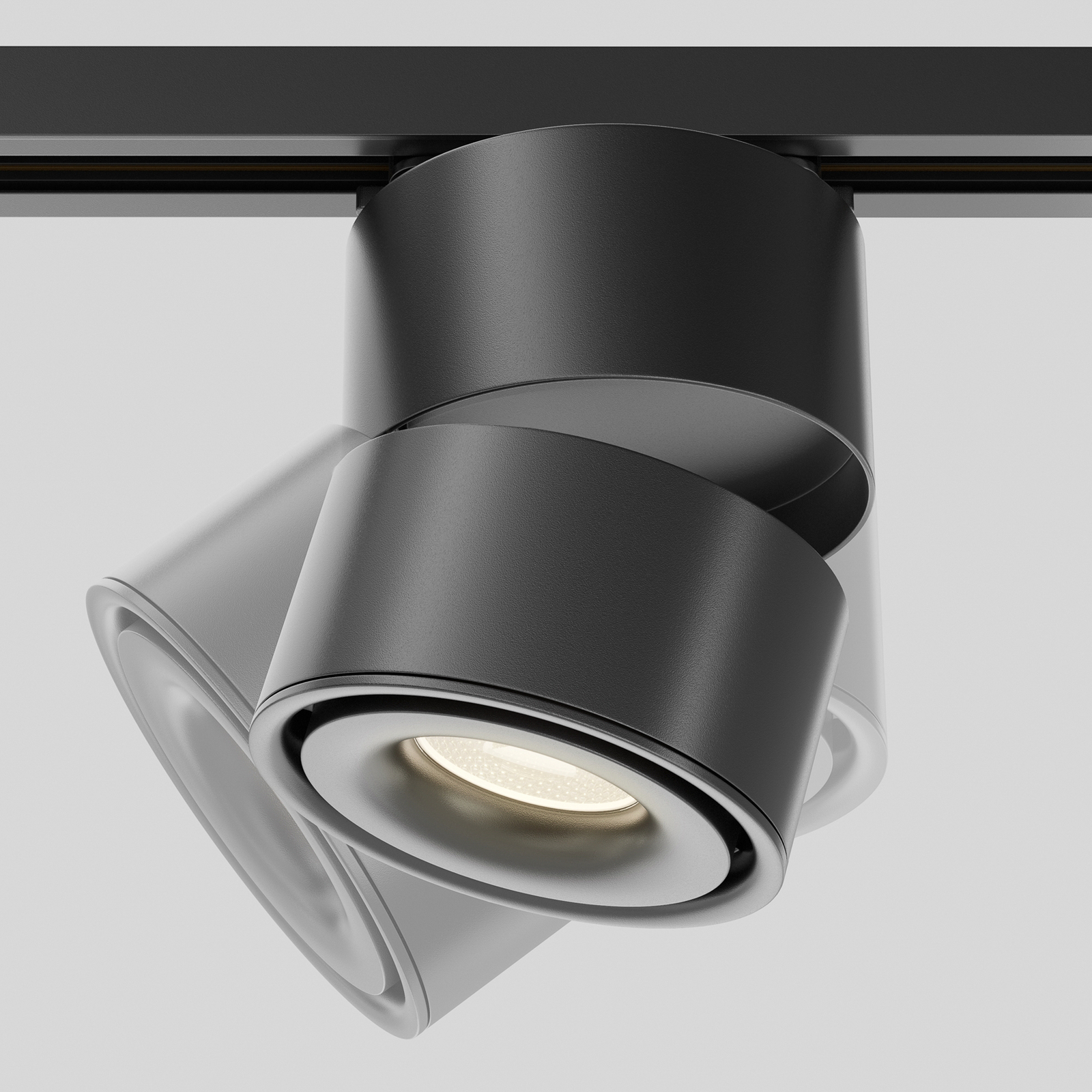 Maytoni Yin LED-spot Unity-systeem, Triac, 930, zwart 