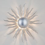 Enchanting wall lamp SONNE SILBER Ø 70 cm