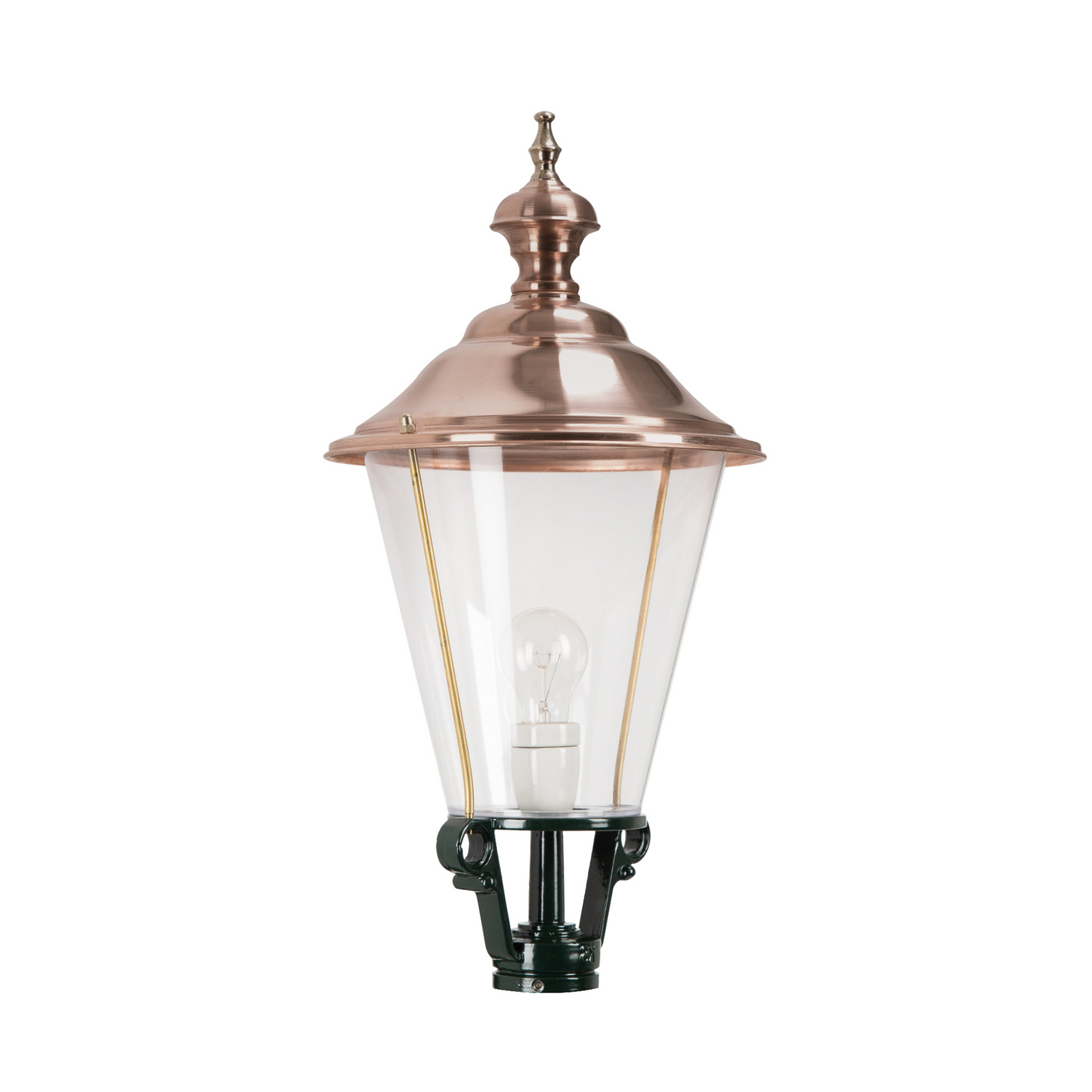 Podstavné svetlo K3b s medeným krytom Podstavné svetlo K3b s medeným krytom