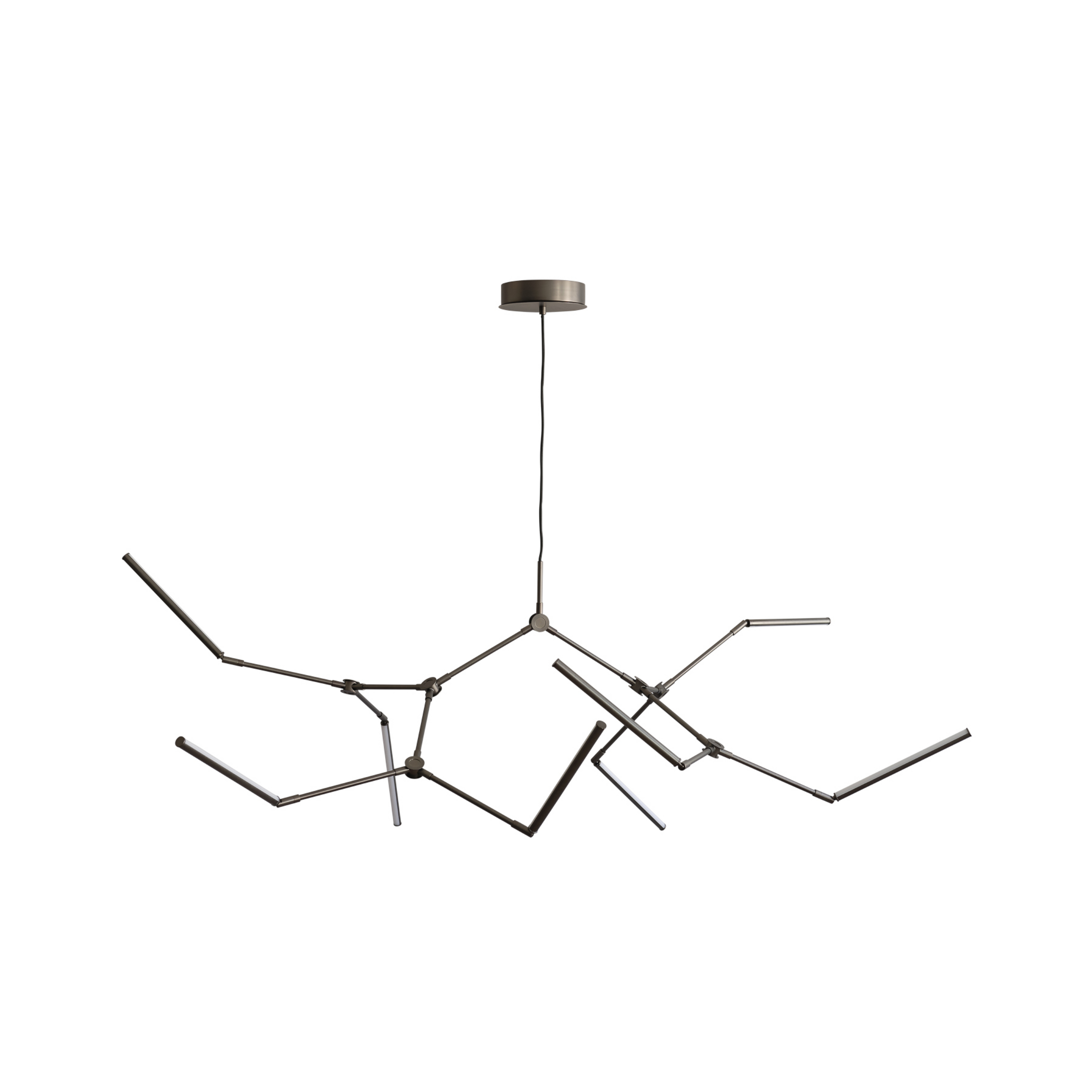 Lámpara colgante LED Stick, bronce, 196 cm, 8 luces - 101 Copenhagen