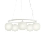 Luster, viseća svjetiljka, bijelo staklo, Ø 80 cm, G9 - Muuto