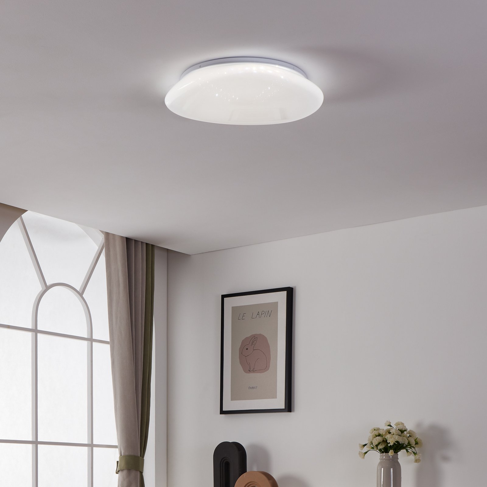 EGLO connect Sileras-Z LED-taklampe Ø43cm