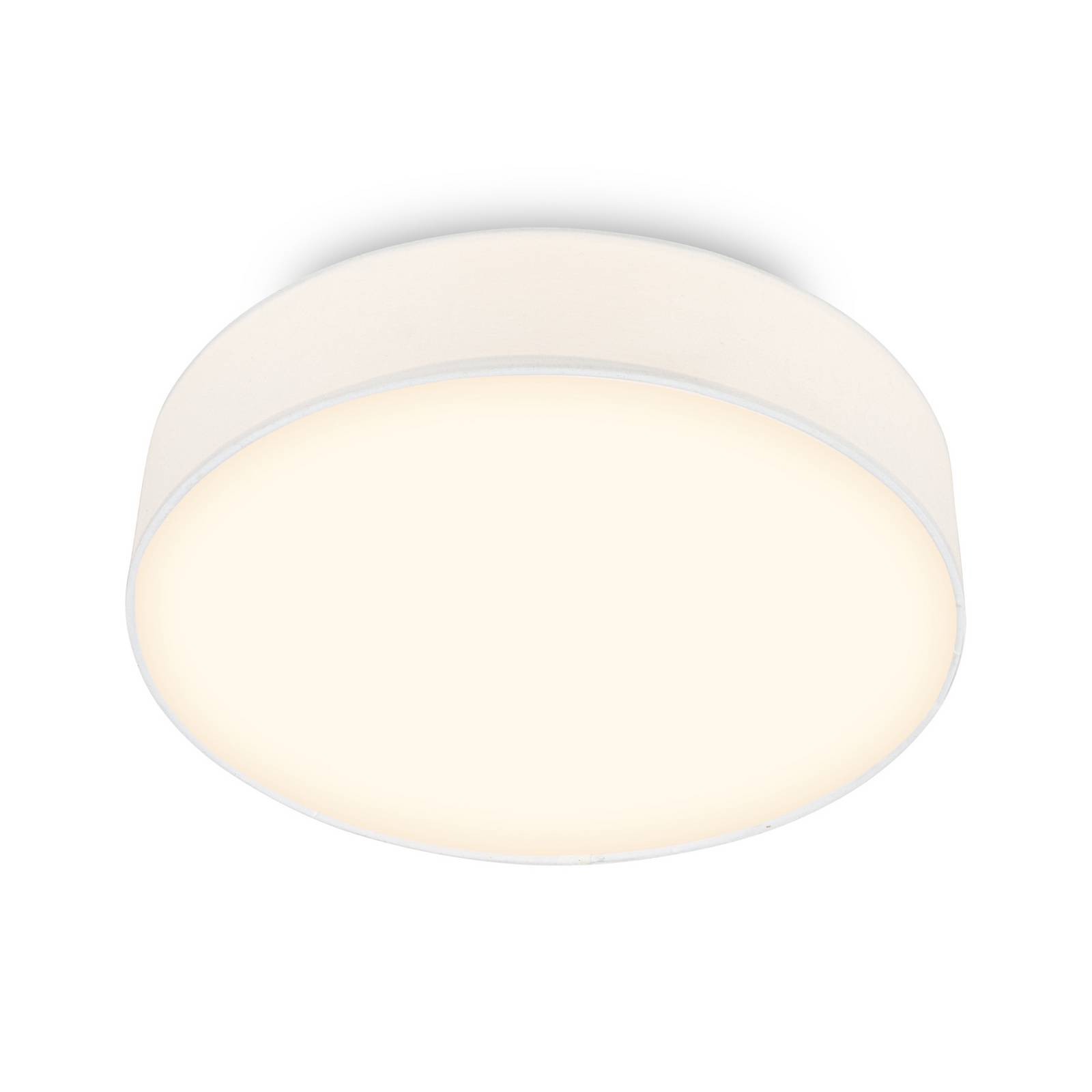LED-Deckenleuchte Duck, weiß, Ø 38 cm, Textil, 3000K