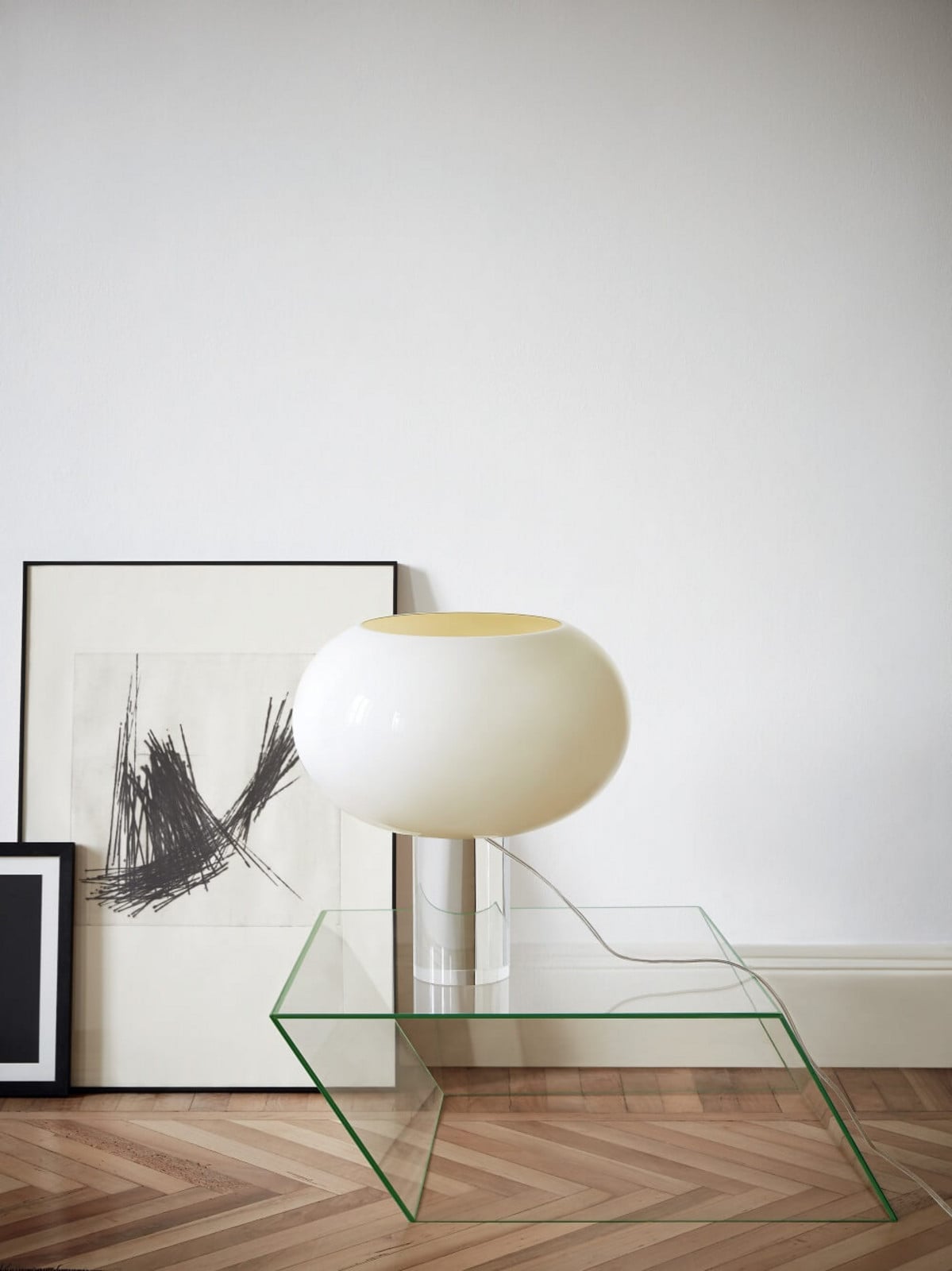 Buds 2 Bordlampe Varm Hvid Foscarini - Stue - Glas billede