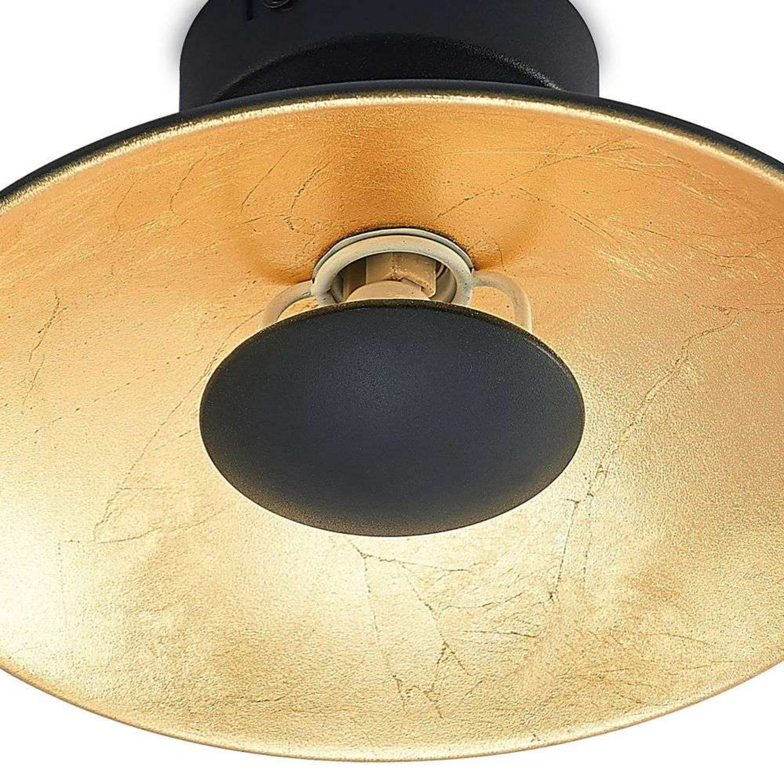 Narisara Ceiling Lamp Ø20 Black/Gold - Lindby