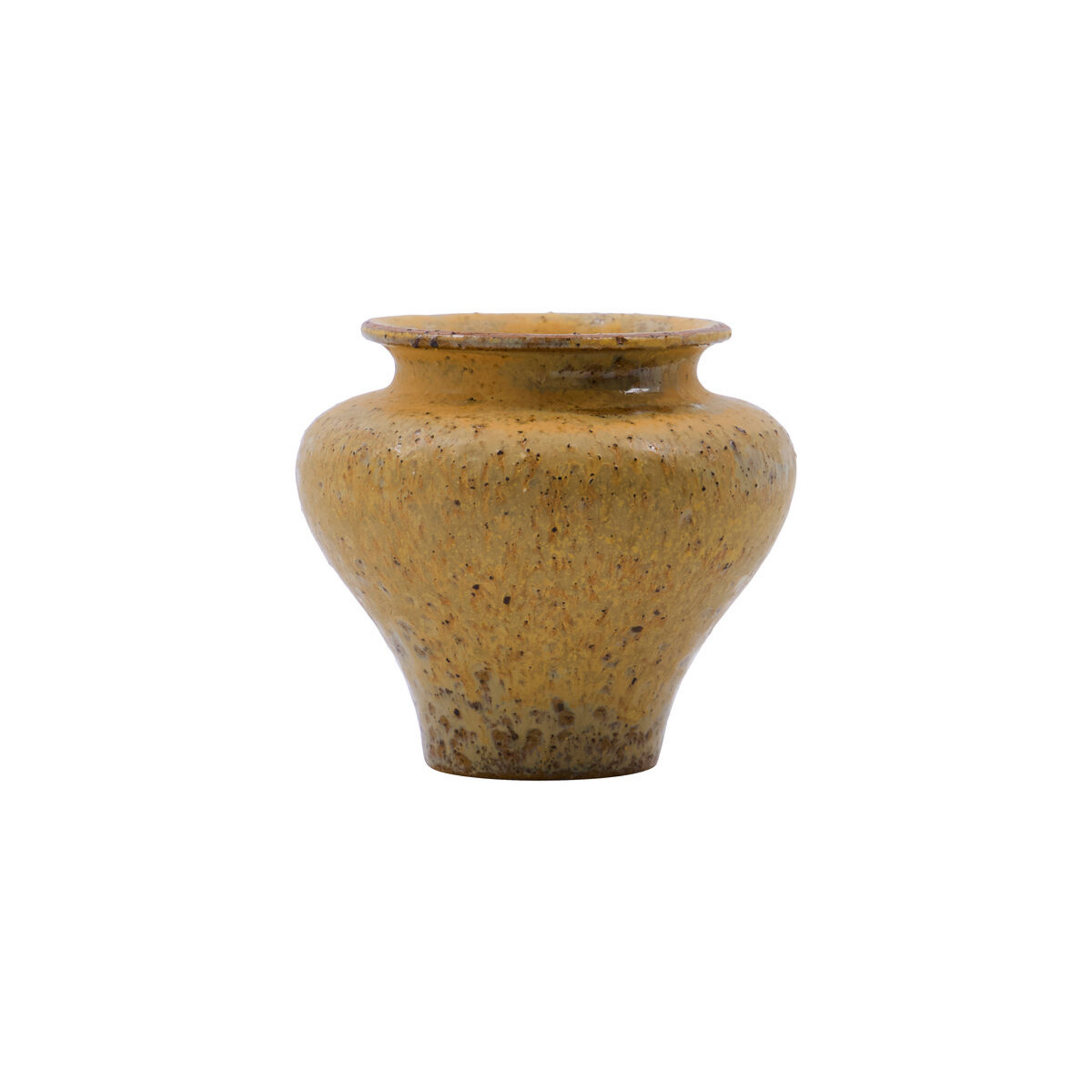 HDKolo vase, mustard yellow, height 9 cm, ceramic - House Doctor