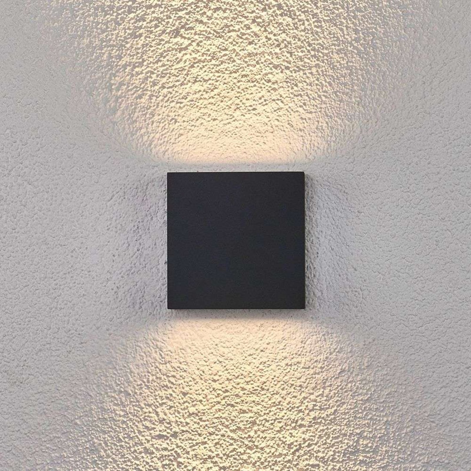 Trizy LED Square Aplica de Exterior Graphite - Lucande