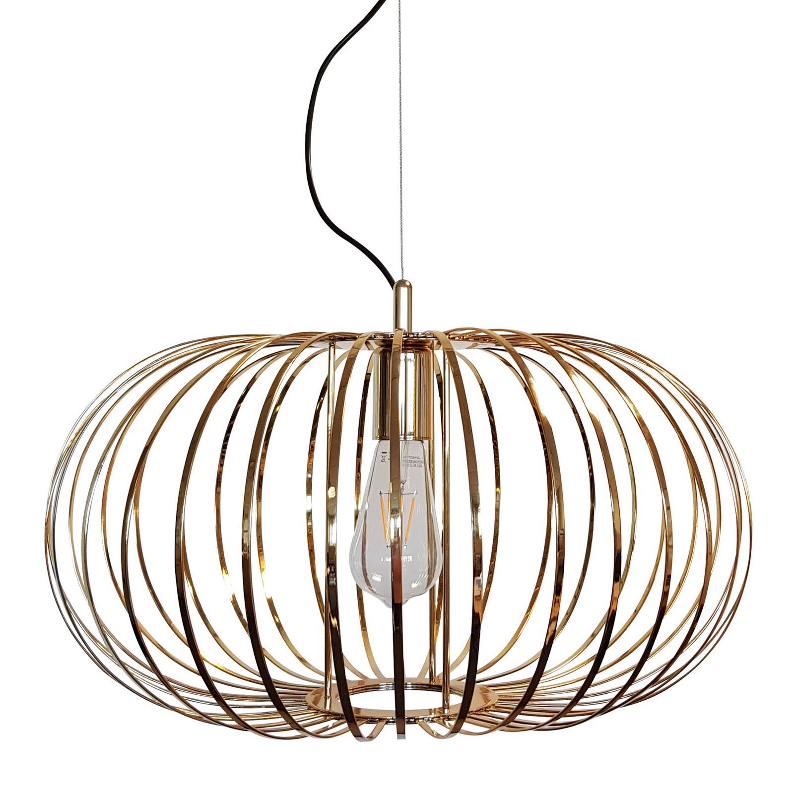 Hängeleuchte Globe, Ø 51 cm, goldfarben, 1-flammig, E27 günstig online kaufen