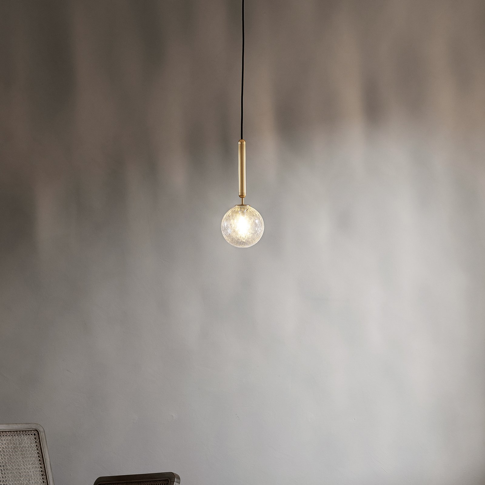 Miira 1 Lustră Pendul Large Brass/Optic Clear - Nuura
