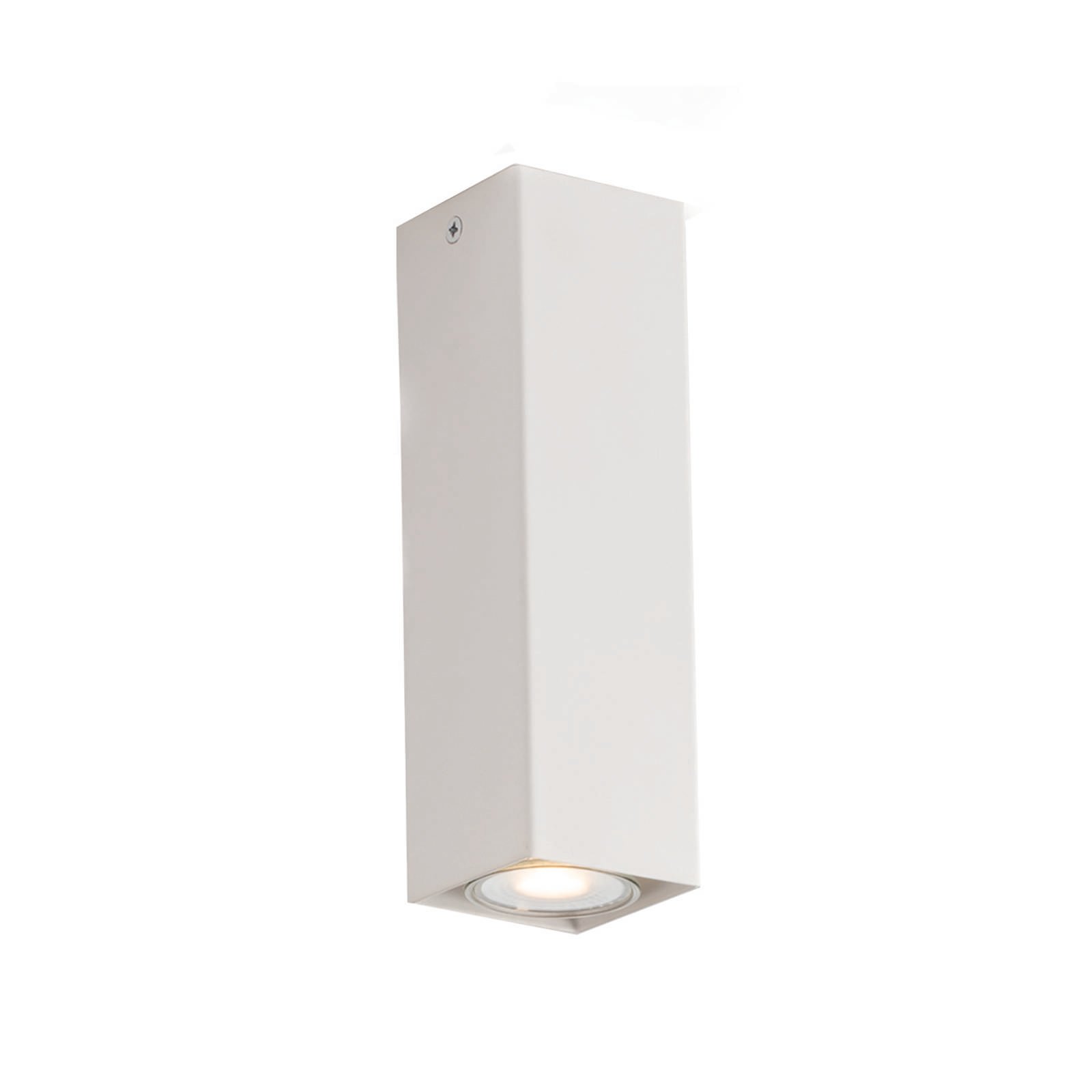 Eco-Light Downlight Fluke forma angolare alto 20 cm bianco