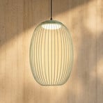 Lucande Richi LED-riippuvalaisin ulos, vihreä, 40 cm, himmennettävä