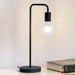 Diallo table lamp, no lampshade, matt black