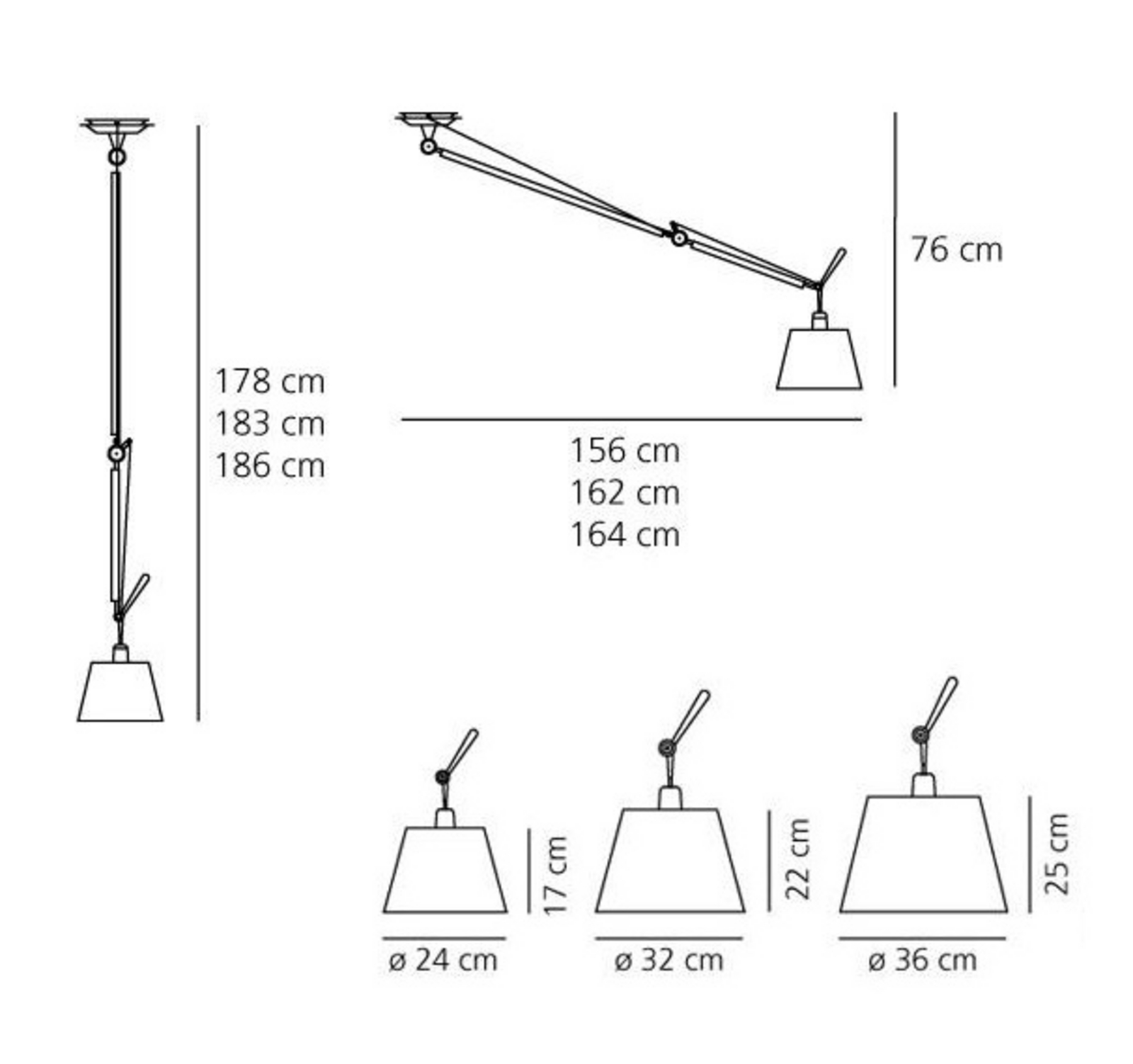 Tolomeo Decentrata Pendelleuchte Ø240 Pergament - Artemide