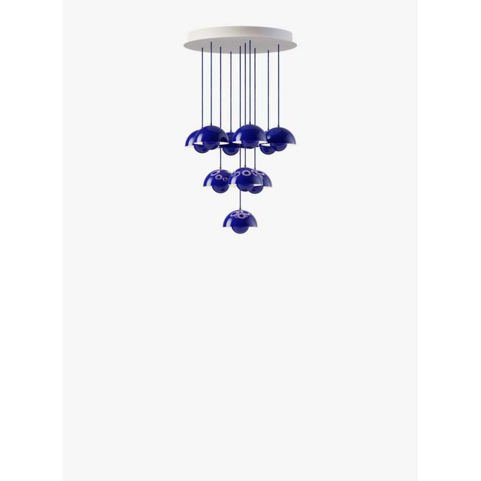 Flowerpot VP10 Lampadario Ø53 Cobalt Blue - &Tradition