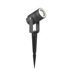 Galina Outdoor Spot w/Spike Dark Grey - Lucande