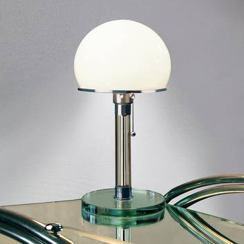 TECNOLUMEN Wagenfeld WG24 bordlampe med glasfod