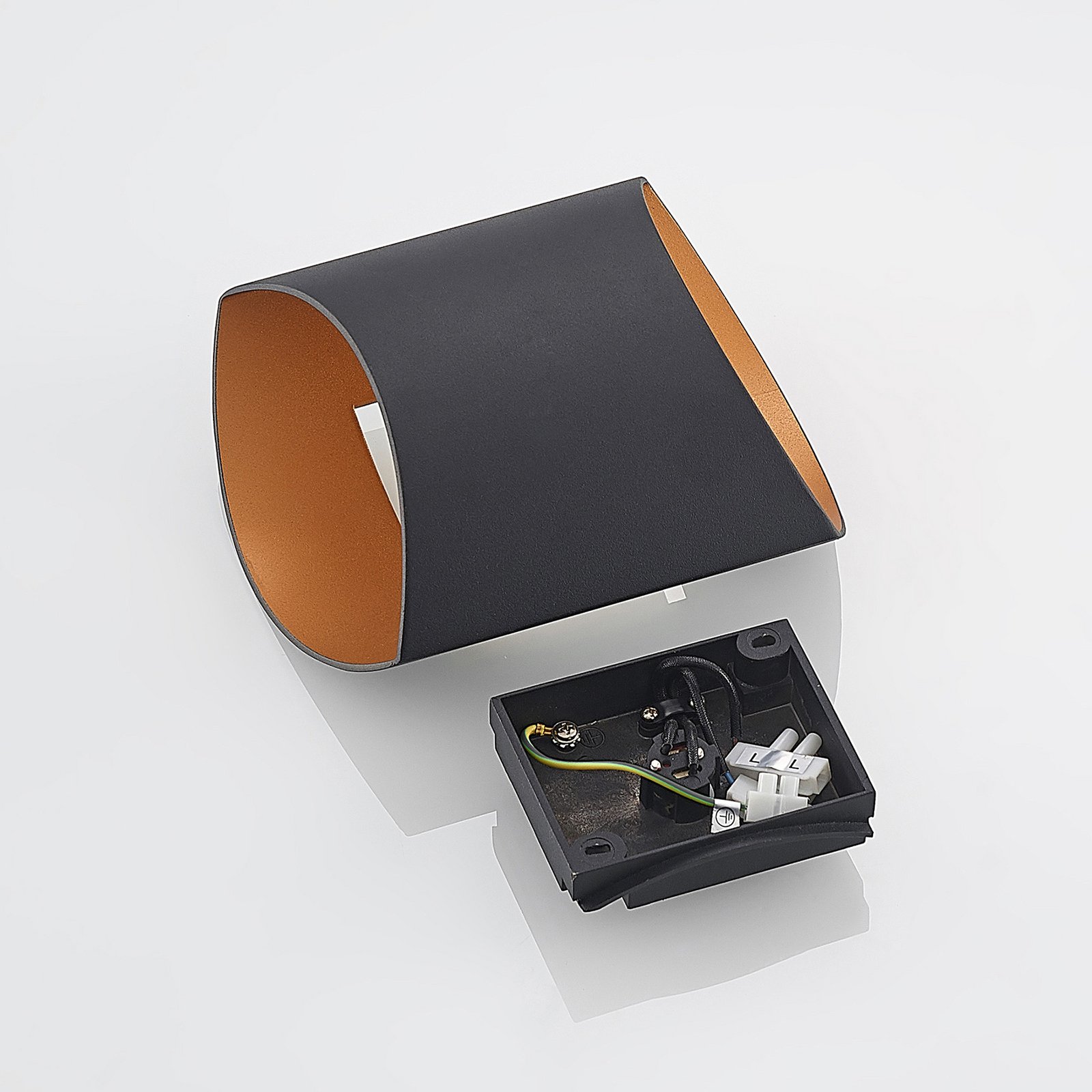 Vilja Vegglampe Black/Gold - Arcchio