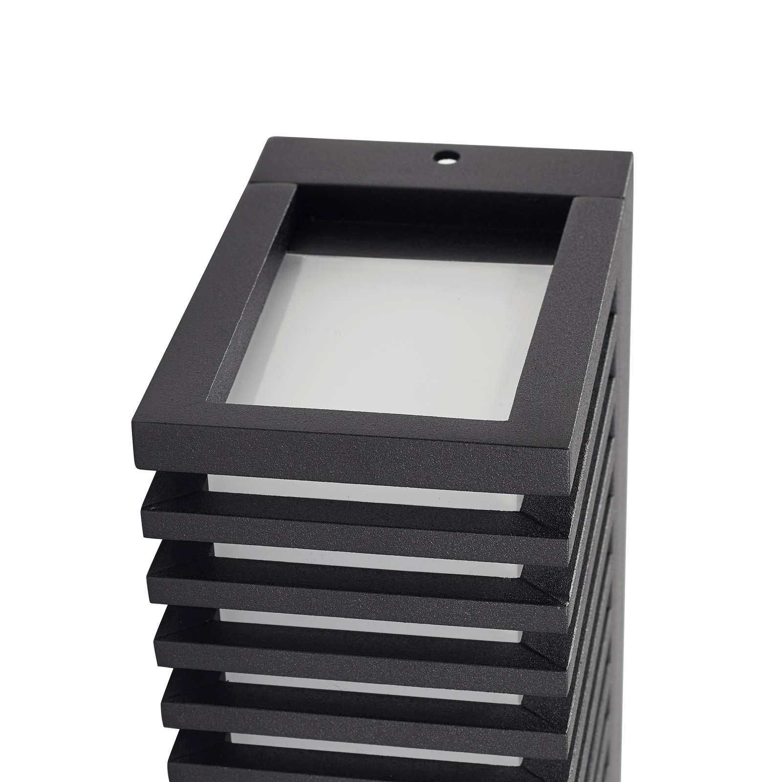 Lucande LED outdoor wall light Ariza, black, aluminium