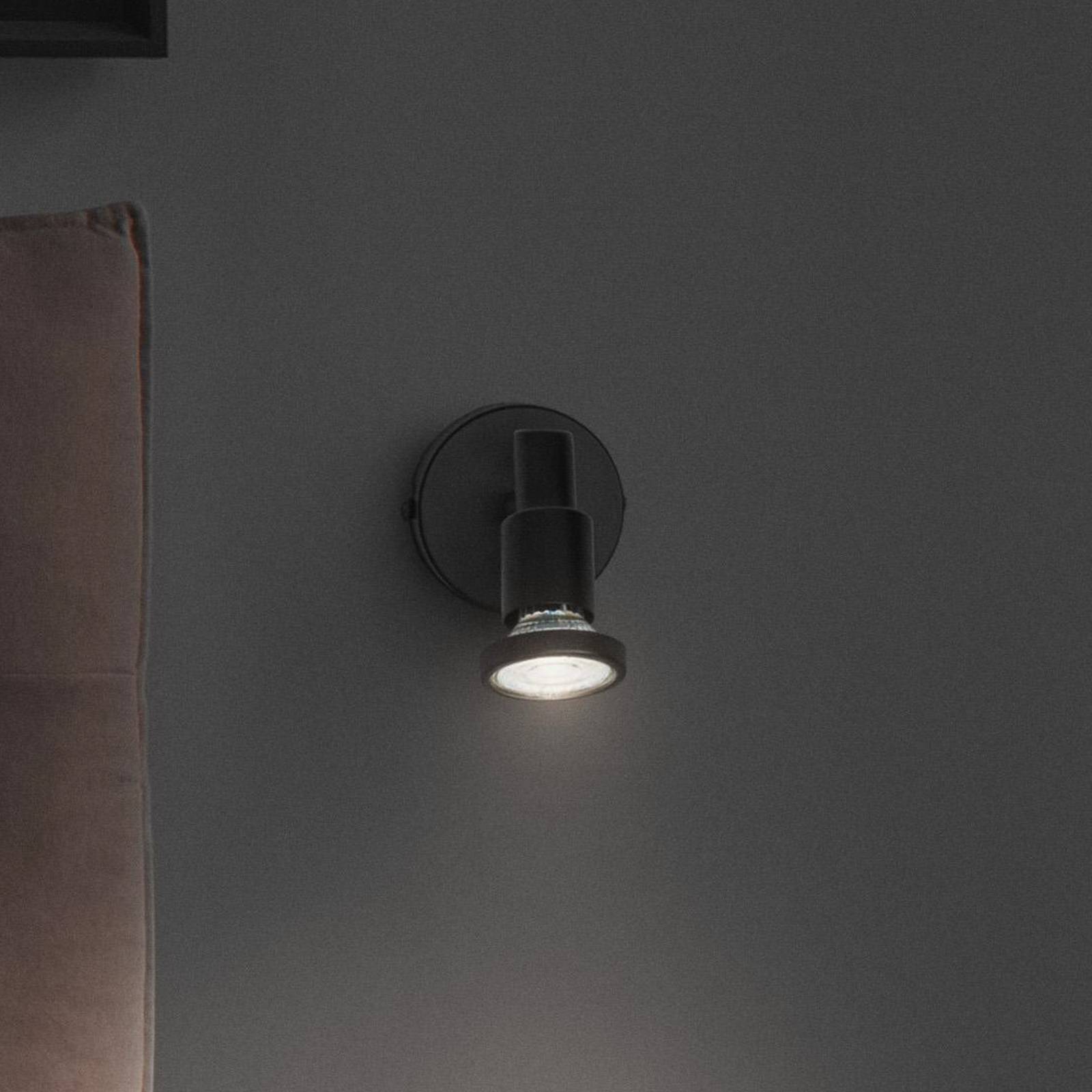 LEDVANCE Spot pour plafond LED GU10 à 1 lampe noir