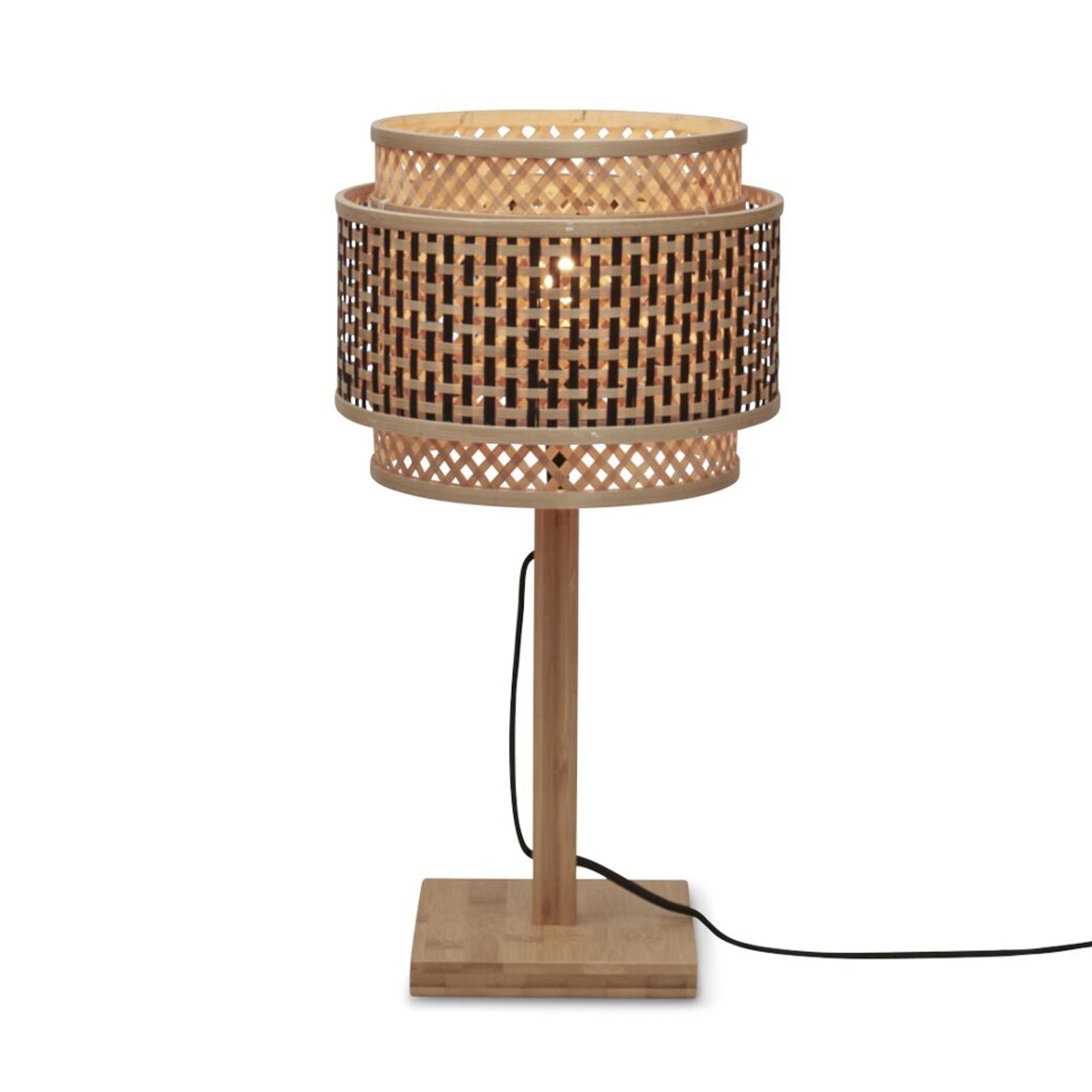 GOOD & MOJO Butan stolna lampa, 25x20 cm, natur