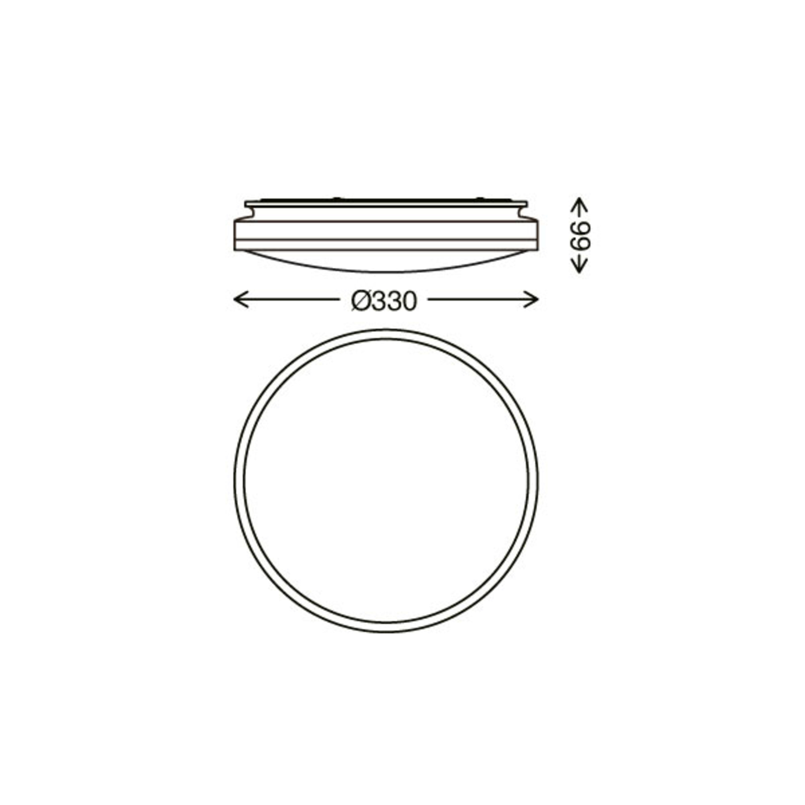 Plafoniera Acorus LED, IP44, decorazione a stella