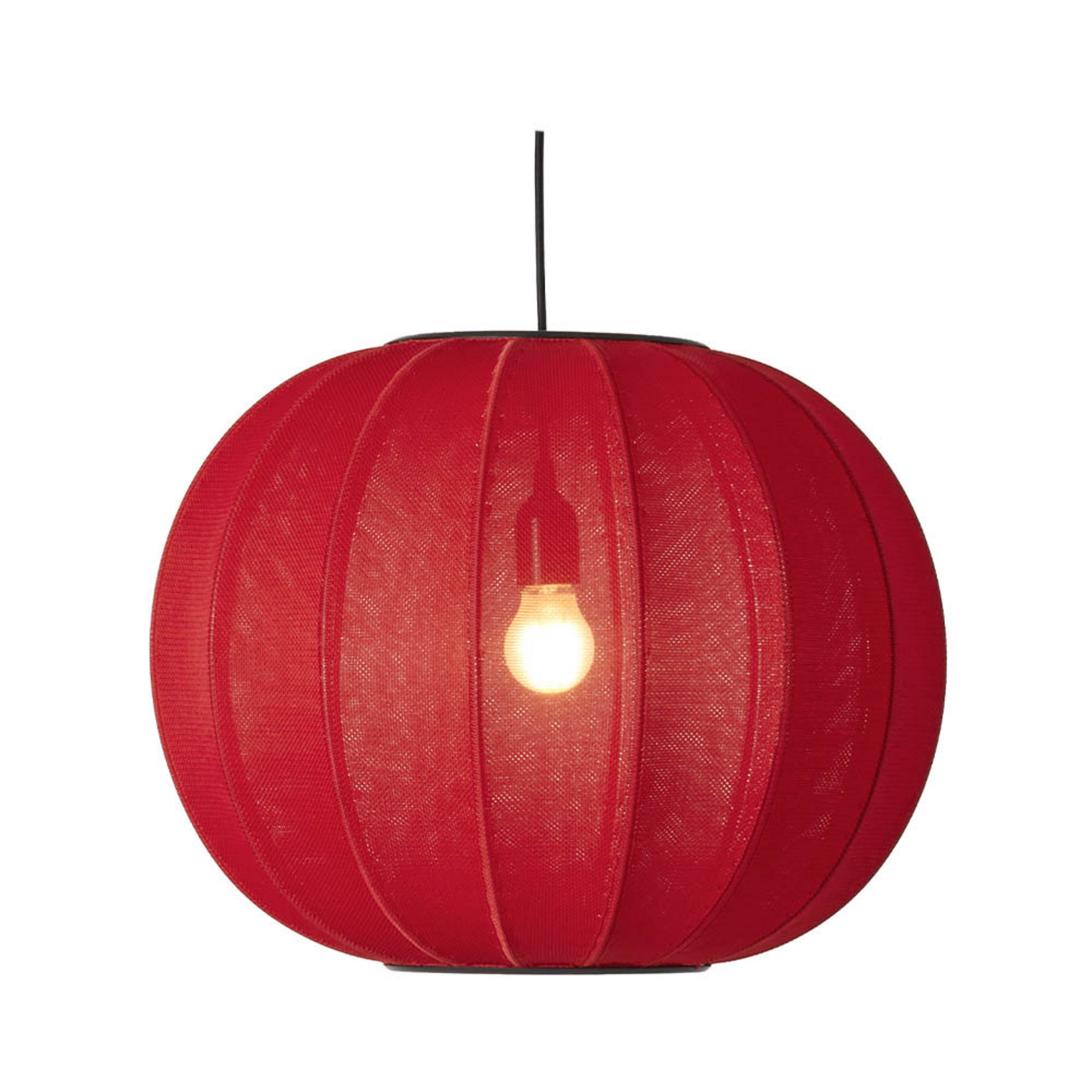 Knit-Wit 45 Round LED Pendel Maple Red - Made By Hand