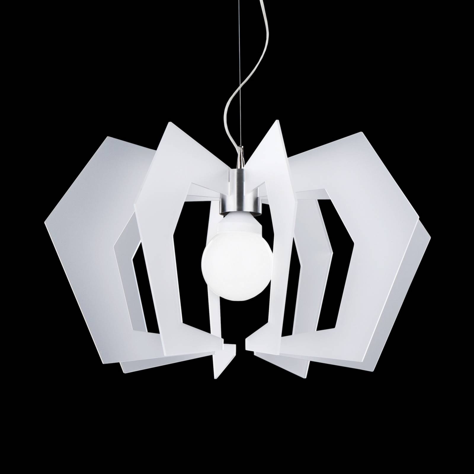 Innovatieve design-hanglamp Spider, wit
