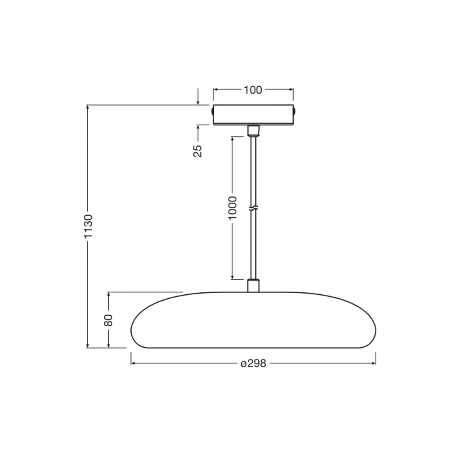 Lampada a sospensione OSRAM Decor Plaster Pure, gesso, Ø 30 cm,  E27