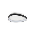 Candeeiro de teto LED IDEAL LUX Gemini preto, 42 cm, 2700 K, com interruptor
