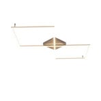 Romee LED Ceiling Lamp w/Remote Control Silver - Lucande