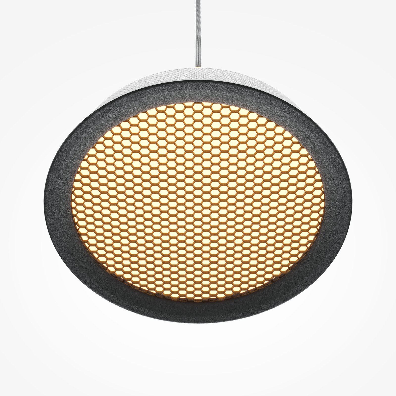 Maytoni suspension LED El, Ø 15,3 cm, blanc, aluminium