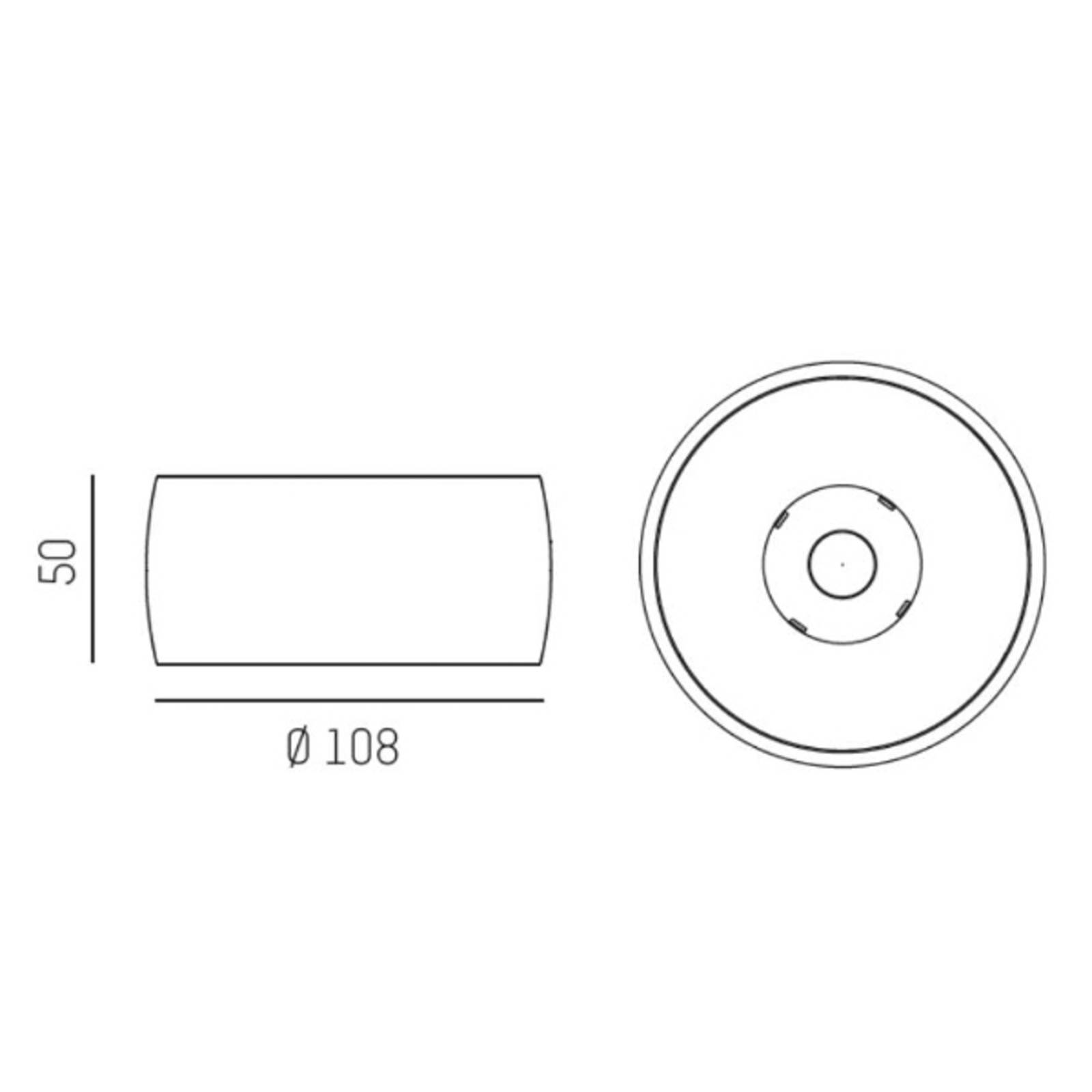 Molto Luce Vibo SD sufitowa LED 2 700 K biała