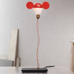 Ingo Maurer I Ricchi Poveri Toto table lamp, red