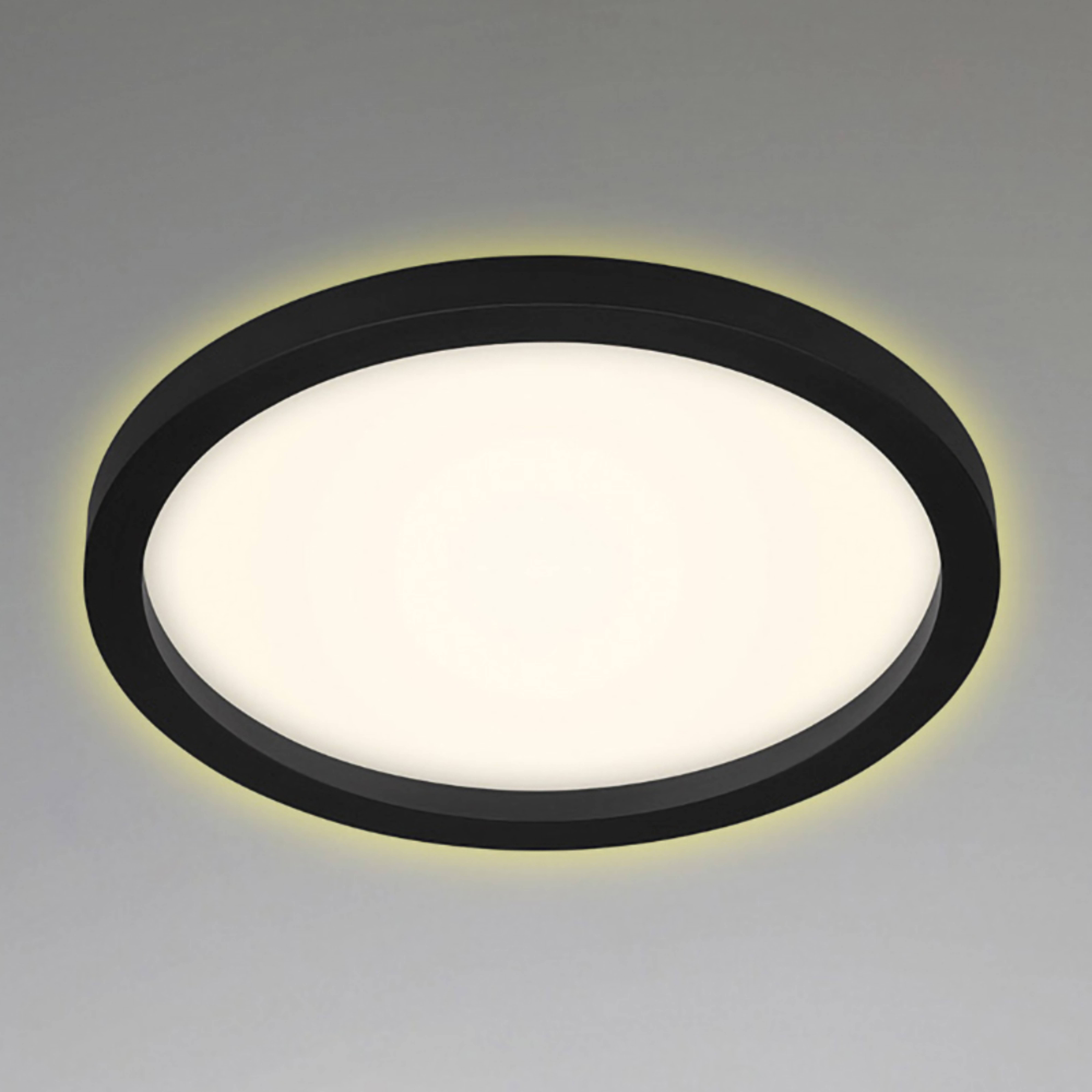 LED-Deckenlampe 7361, Ø 29 cm, schwarz