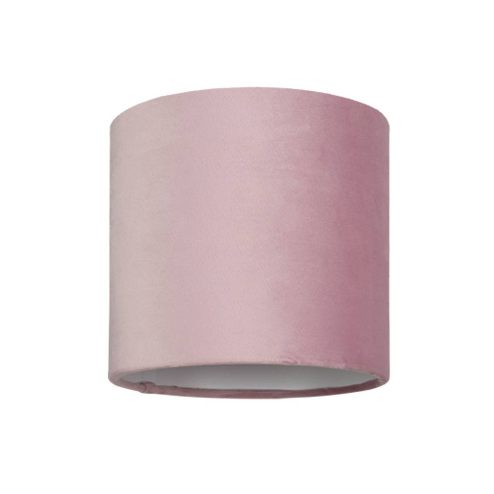 Lampskärm Petit A rosa/vit