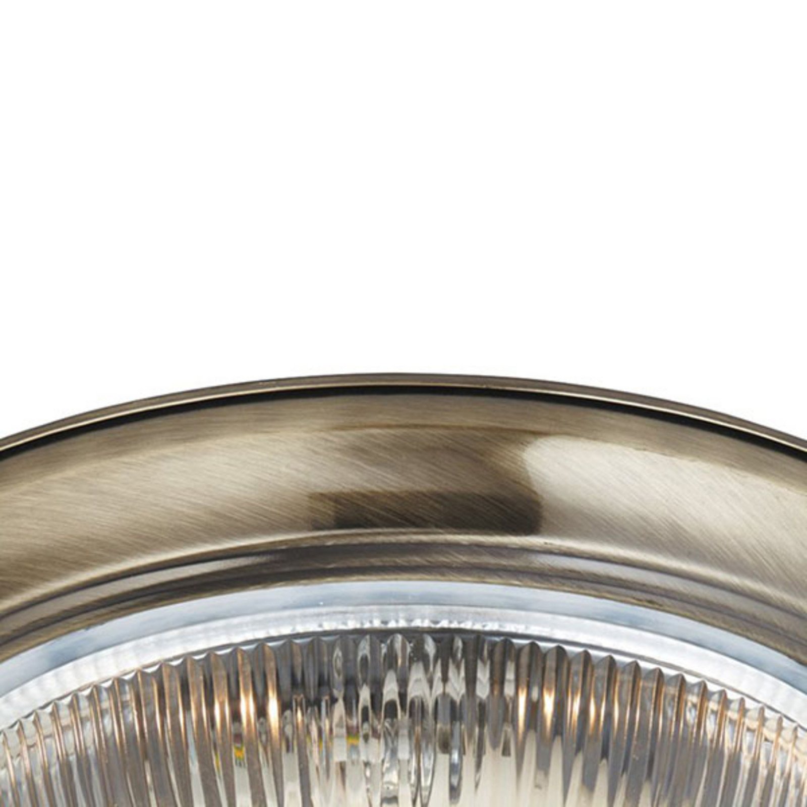 Searchlight Plafonieră American Diner IP44 alamă antic - Baie - Antichitate - Metal