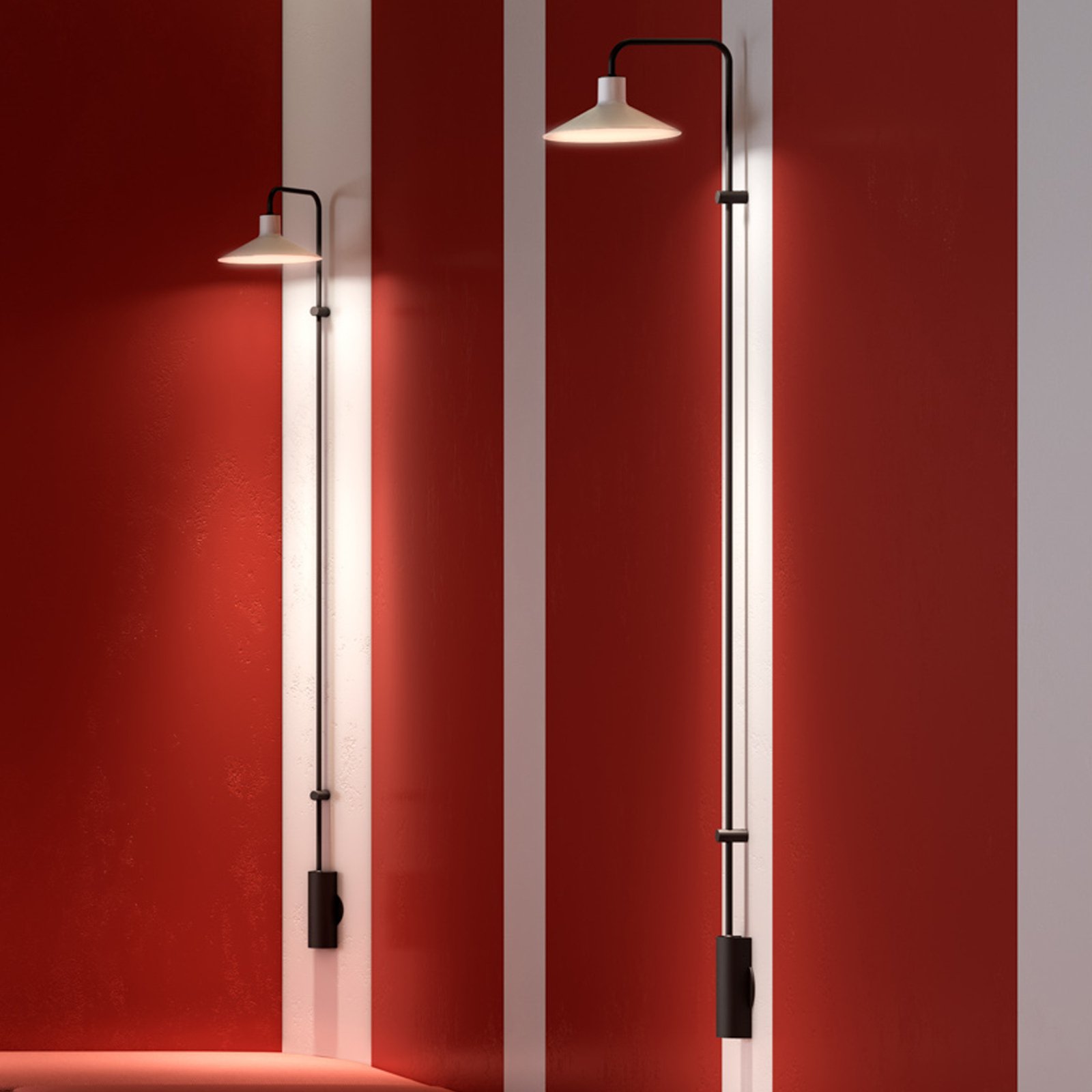 Bover Platet A06 LED-Wandlampe mit Schalter