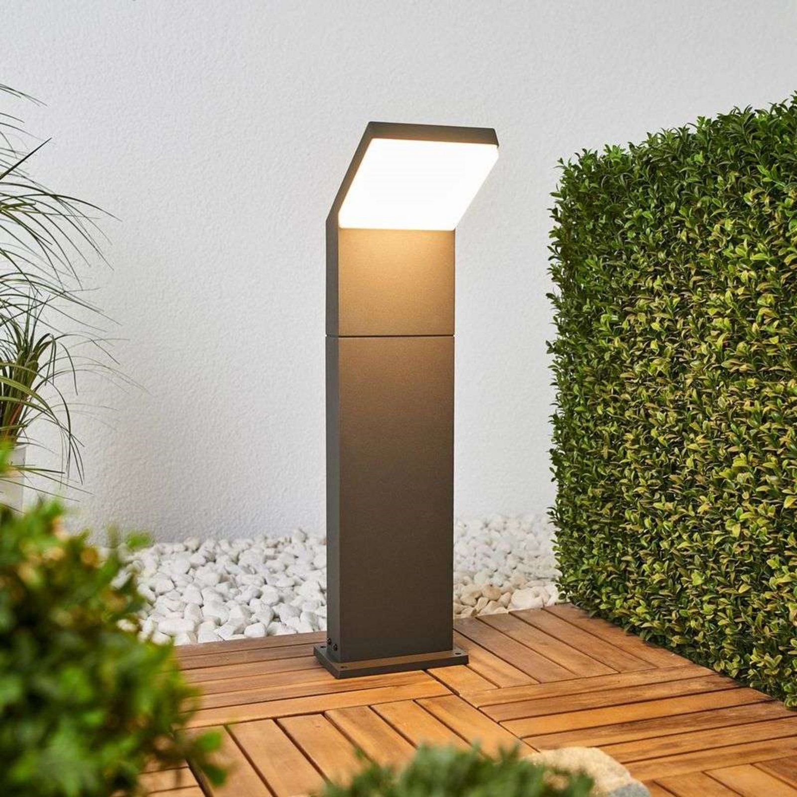 Yolena Lampă de Grădină de Exterior H60 Dark Grey/White - Arcchio