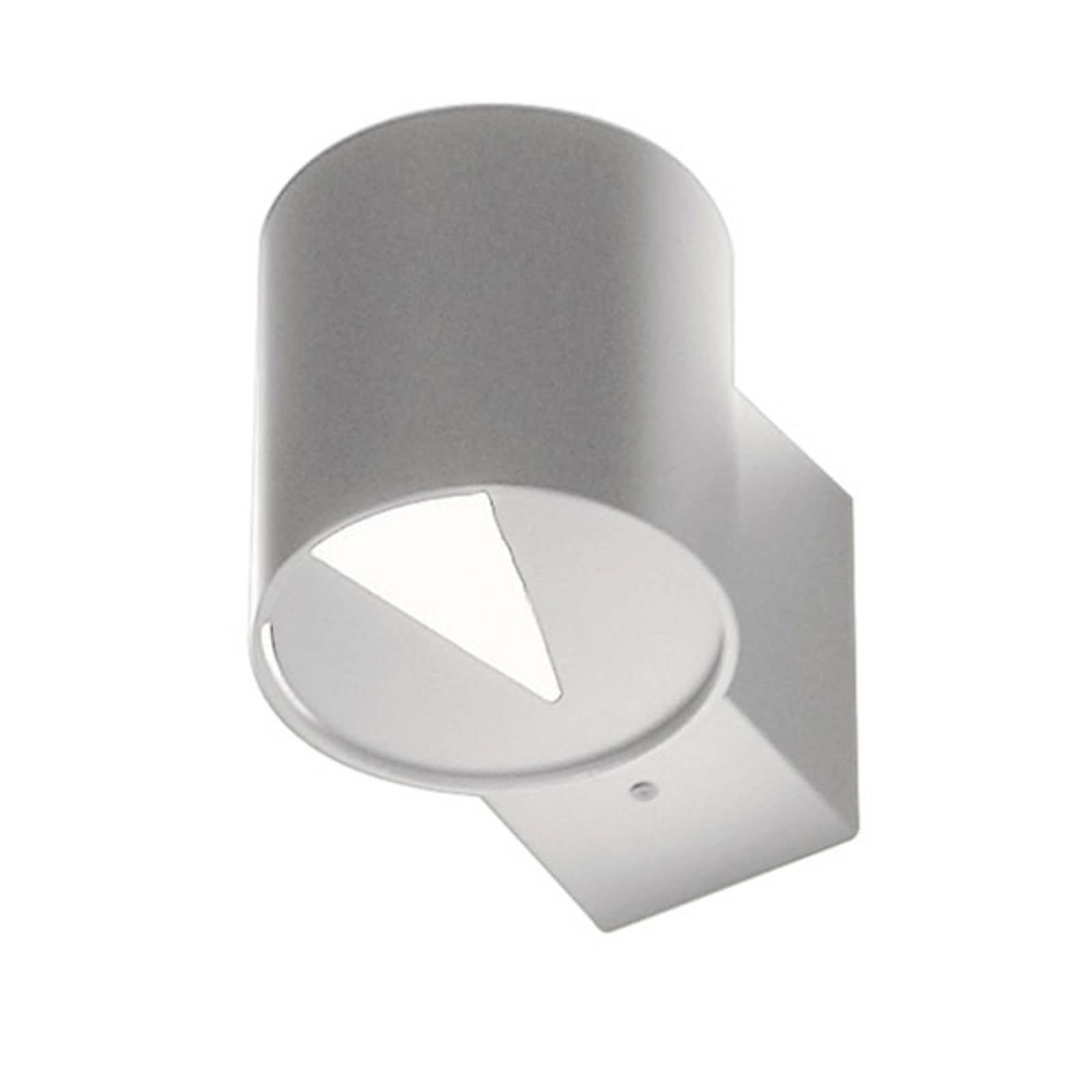 Martinelli Luce Tube wall, metal lampshade, 14 cm, for Living / Dining Room, metal, synthetic resin, E27, 10 W, W: 14 cm, H: 14 cm