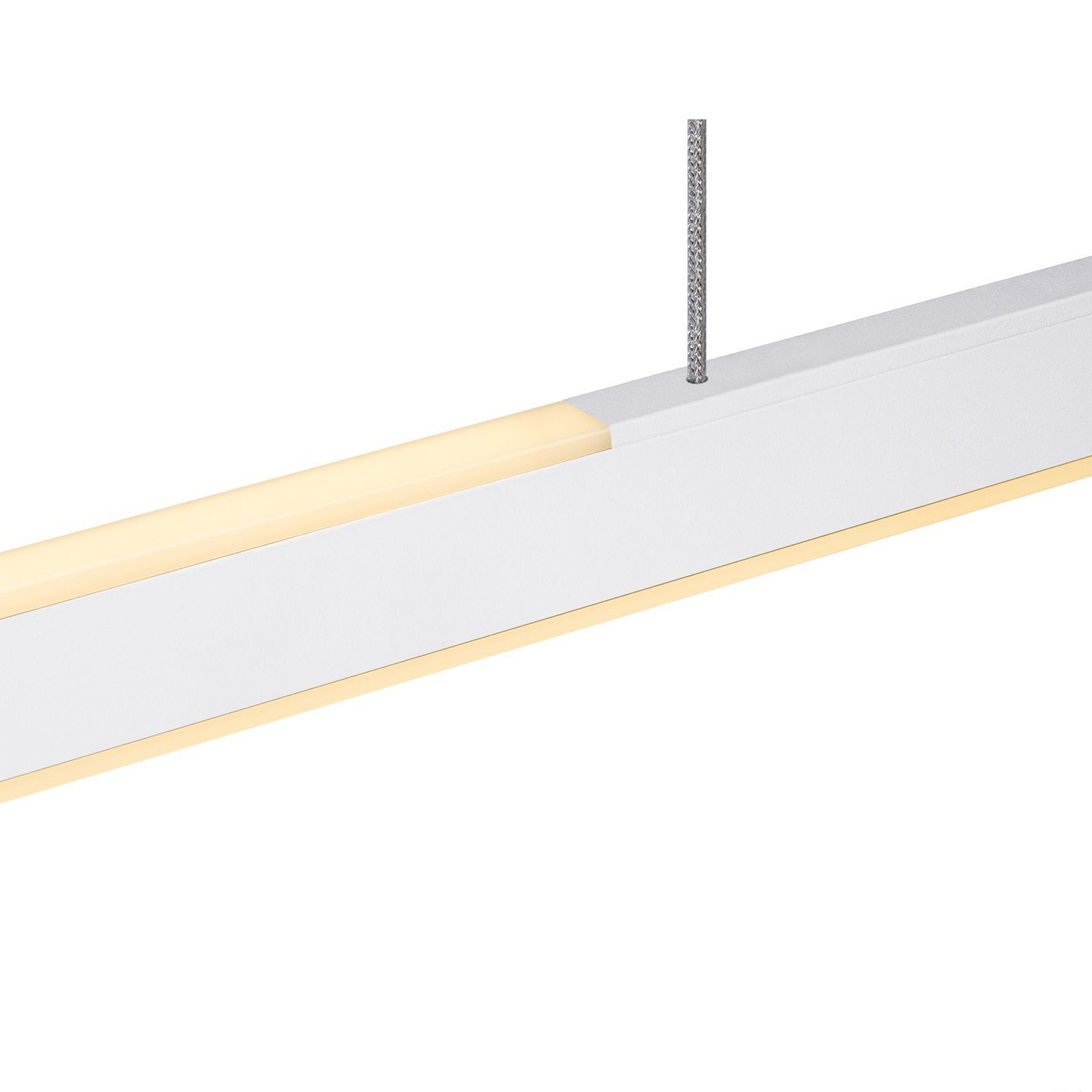 Lampada a sospensione Linear LED SLV One, 140 cm, bianco