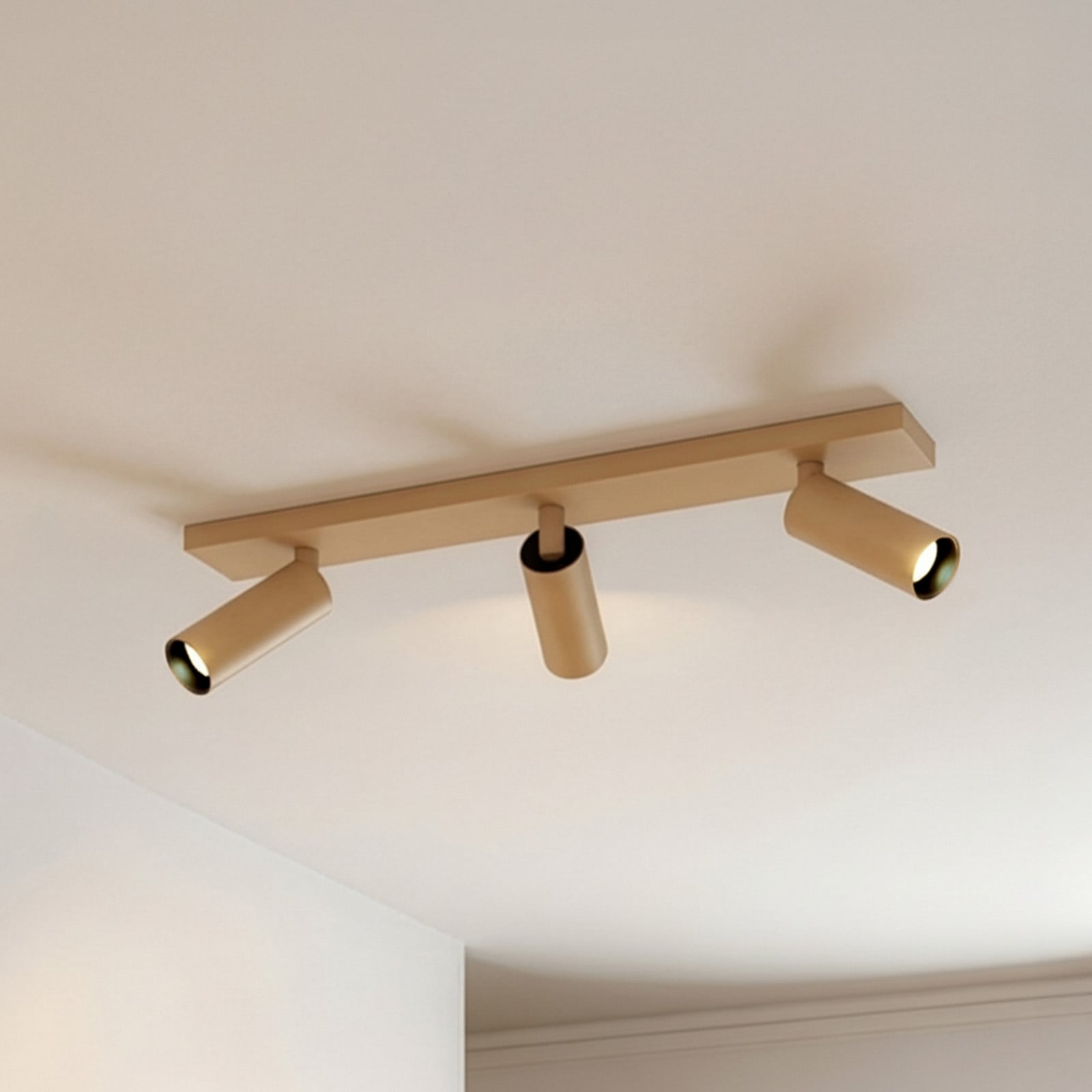 Brinja Slim loftspot, 3 lyskilder, kaffe, GU10 MR11 Arcchio - Entré - Moderne - Aluminium - Med flere lyskilder