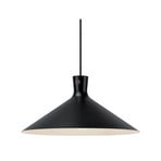 Lampa wisząca Dorina, czarna, Ø 45 cm, metal