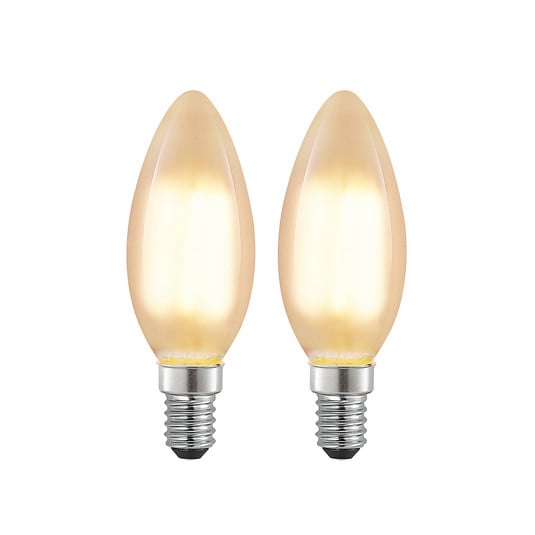 Arcchio LED-Kerzenlampe E14, 4 W, 2.700 K, dimmbar, 2er-Set