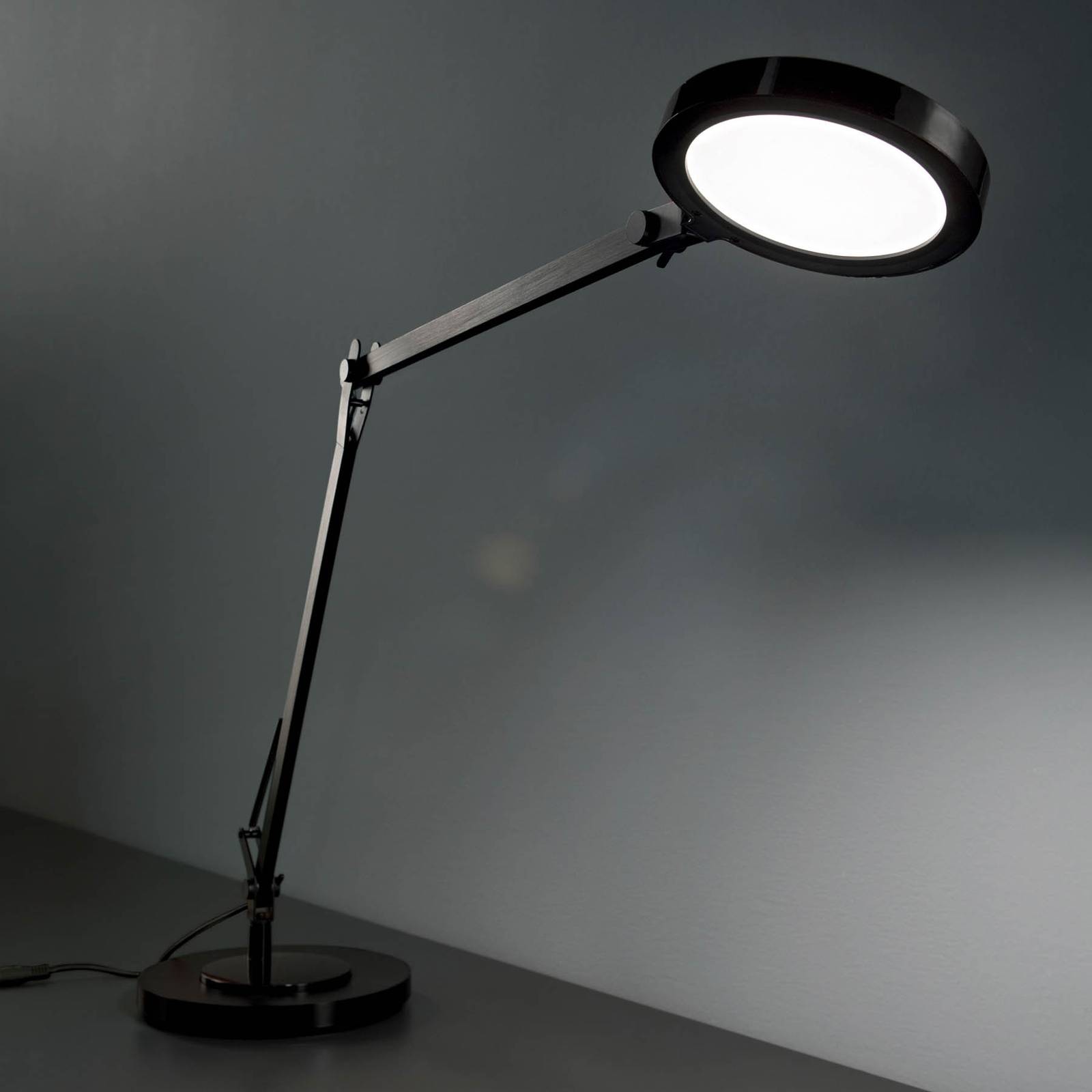 Ideallux Ideal Lux Futura lampe de bureau LED noire